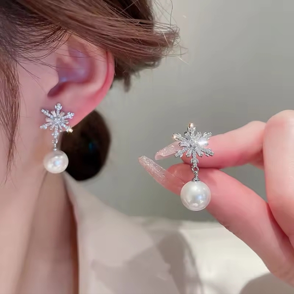 Fashion Jewelry Jewelry - Fashion Jewelry snowflake earrings